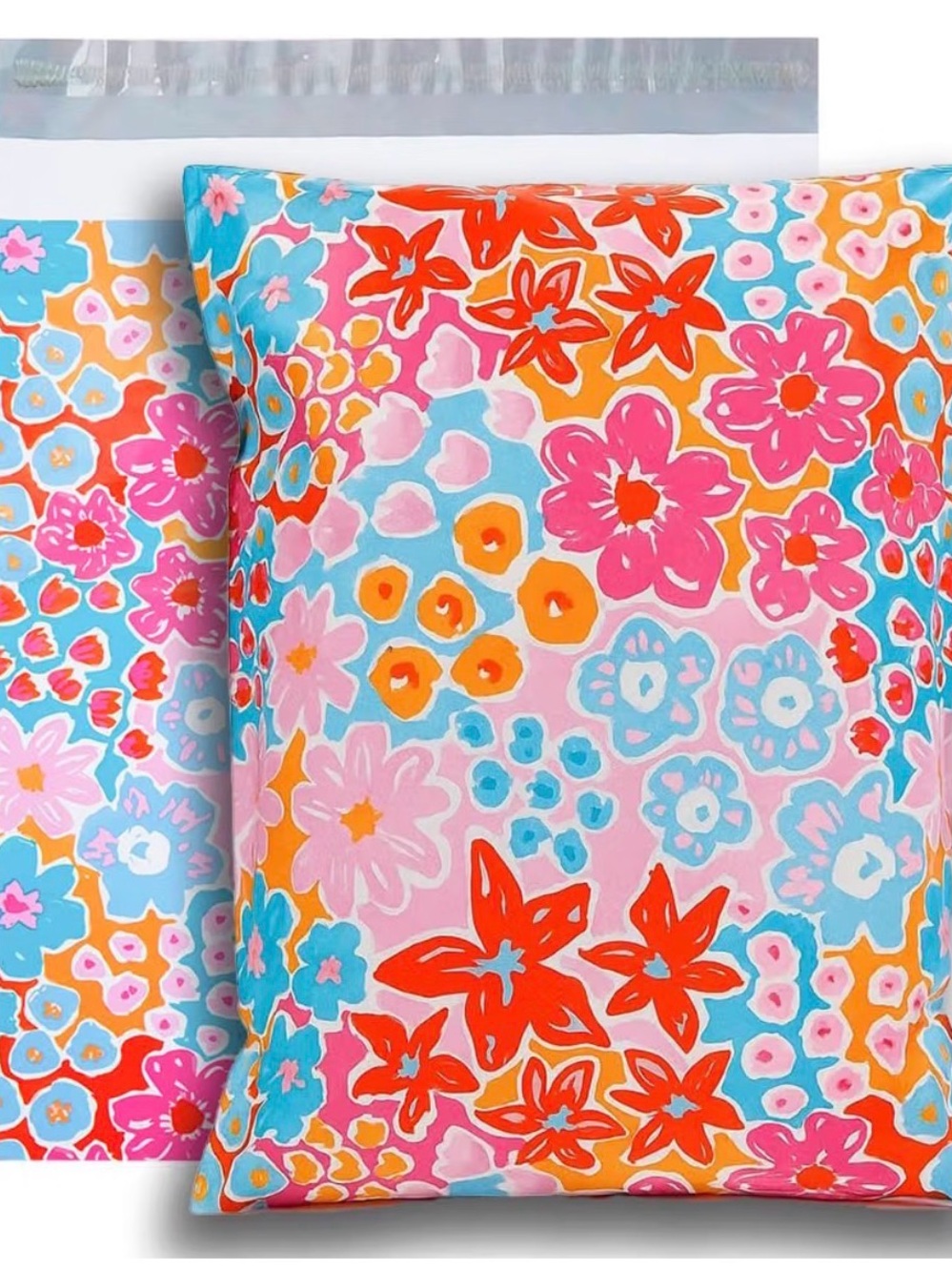10x13 Inches Floral Poly Mailers- set of 25